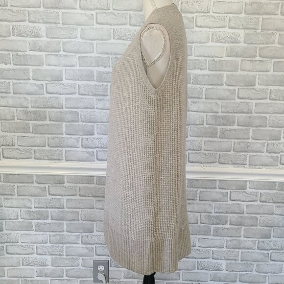 Max Studio Merino Wool Blend Open Front Cardigan Sweater Duster NEW Med Cozy - Picture 3 of 9